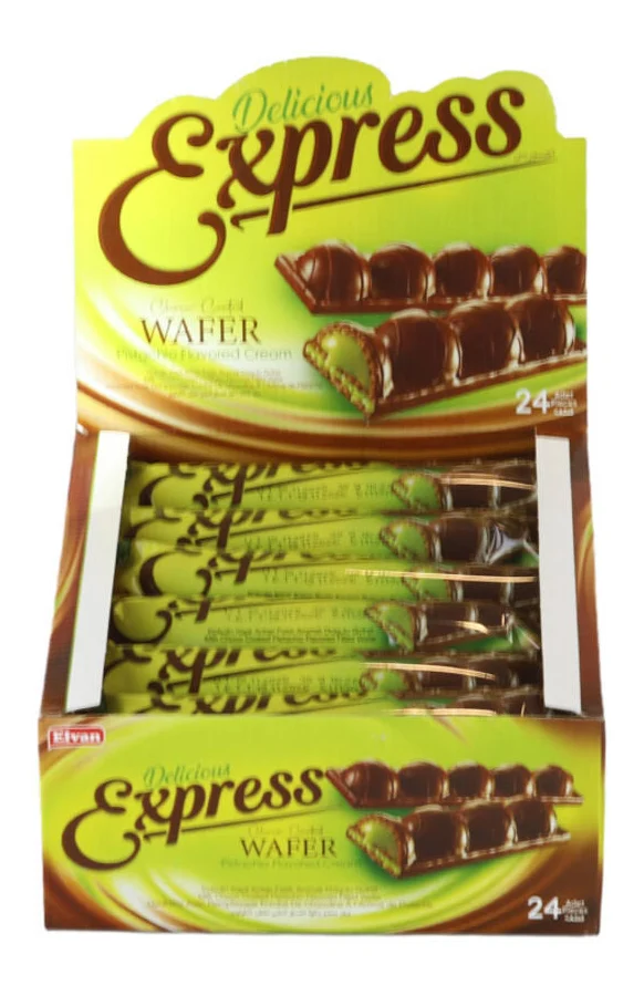  Express Antep Fıstık Aromalı Dolgulu Gofret Tekli